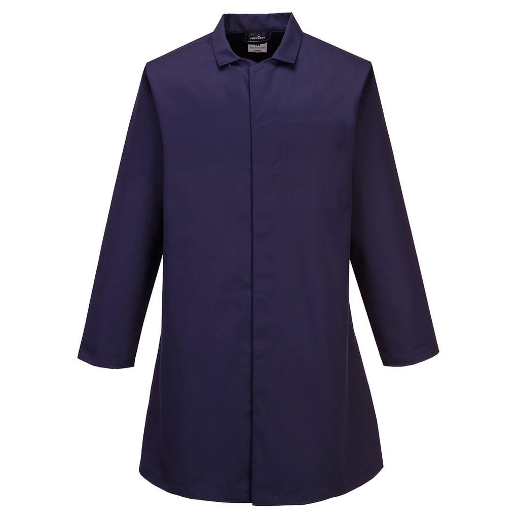 Camice per industria alimentare con tasca interna – Blu navy chiaro