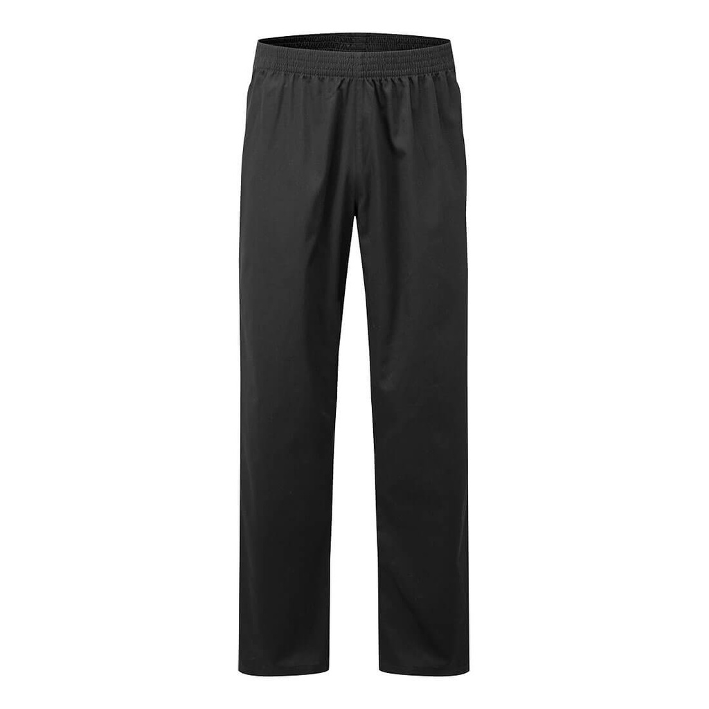 Pantaloni da panettiere con elastico in vita – Nero