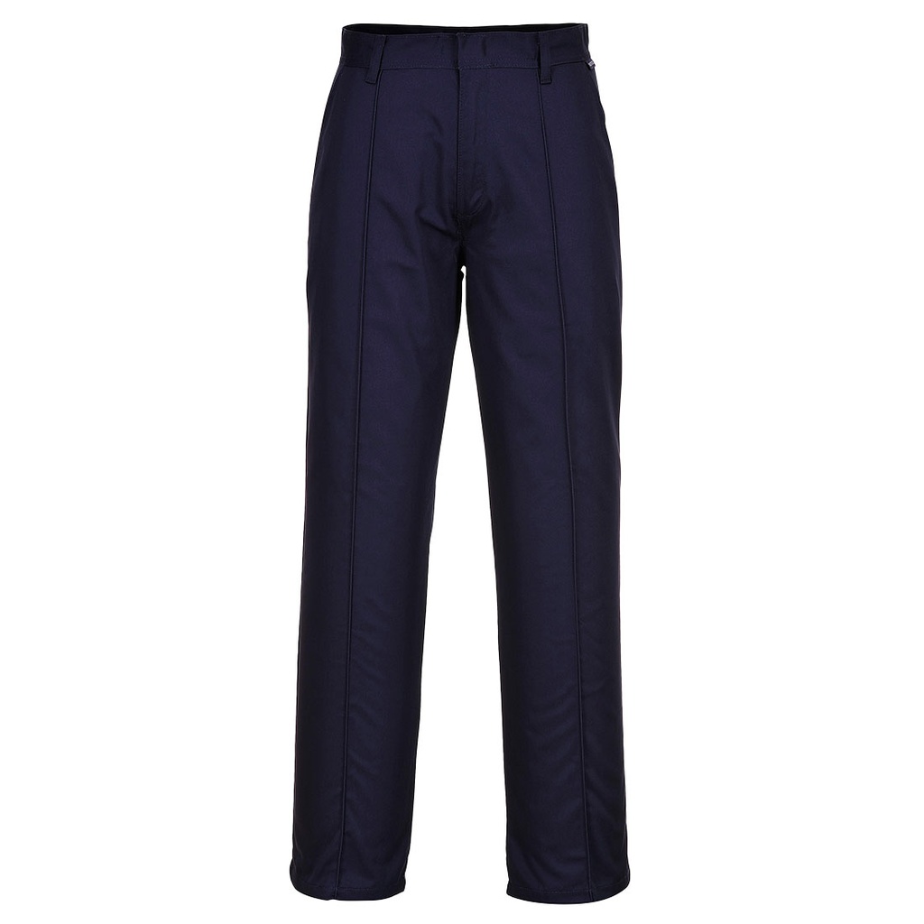 Pantaloni da divisa Preston con piega – Blu navy (NAR)
