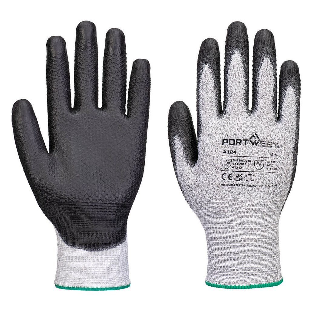 Guanti Grip 13 in PU fodera Diamond Knit (conf. 12 paia) – Grigio/nero
