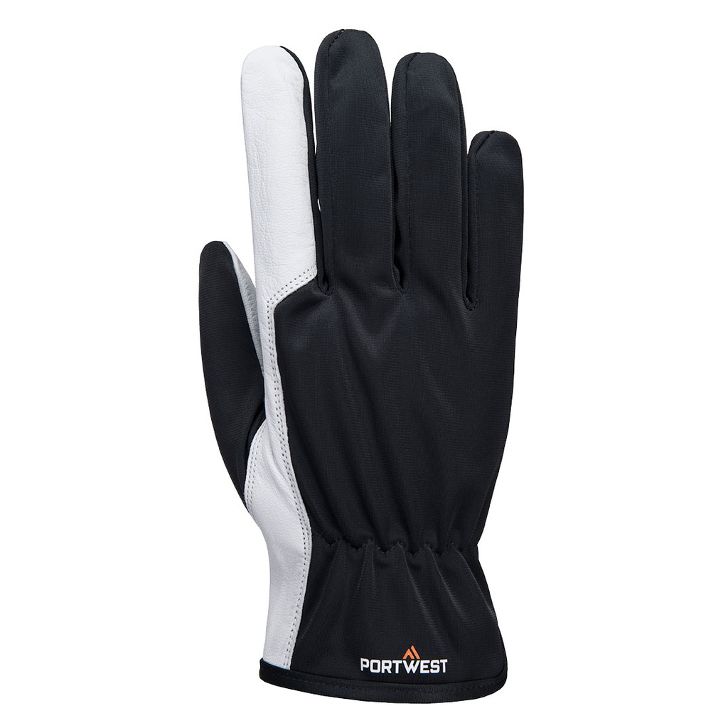 Guanti da lavoro Mechanic 120 con palmo in pelle – Grigio