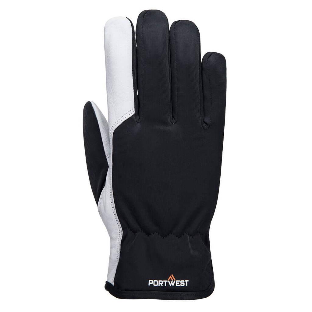 Guanti antifreddo Mechanic 120 con palmo in pelle foderati – Grigio
