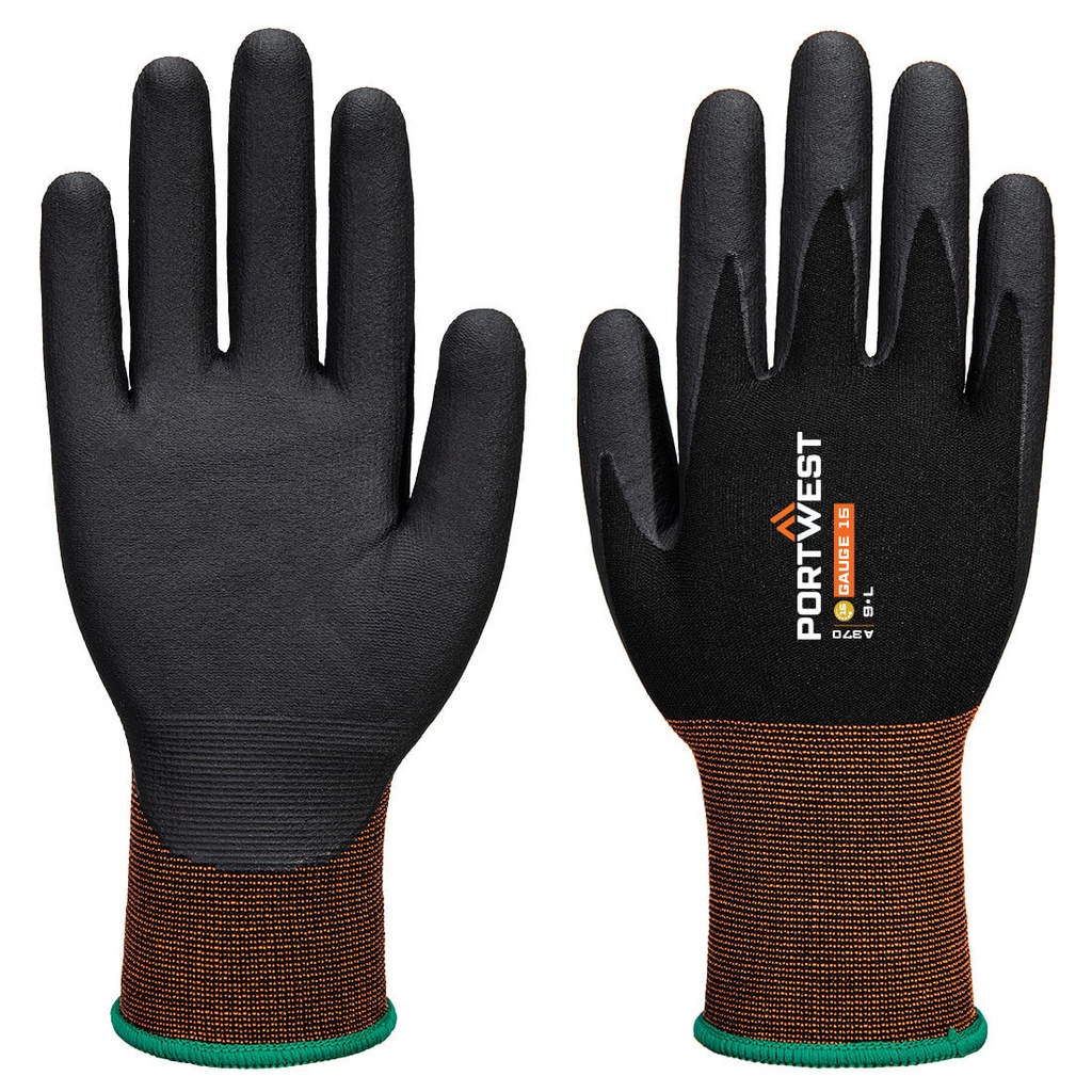 Guanti GP Grip 15 in microschiuma di nitrile – Nero
