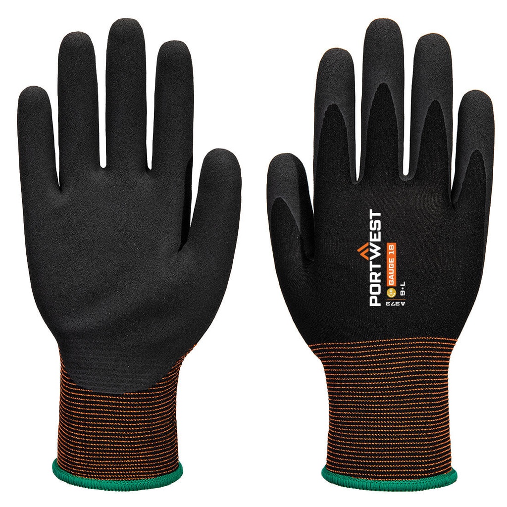 Guanti GP Grip 18 in lattice sabbiato – Nero