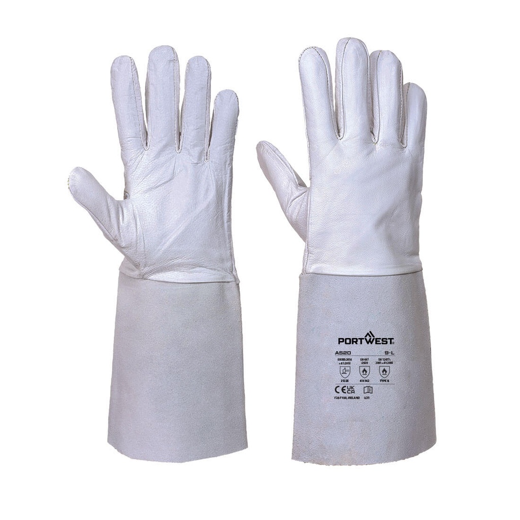 Guanti da saldatura  Premium Tig – Grigio