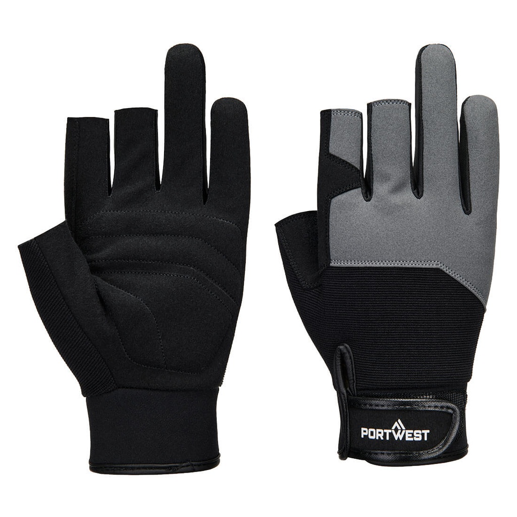 Mechanic 251 Fingerless Glove – Nero