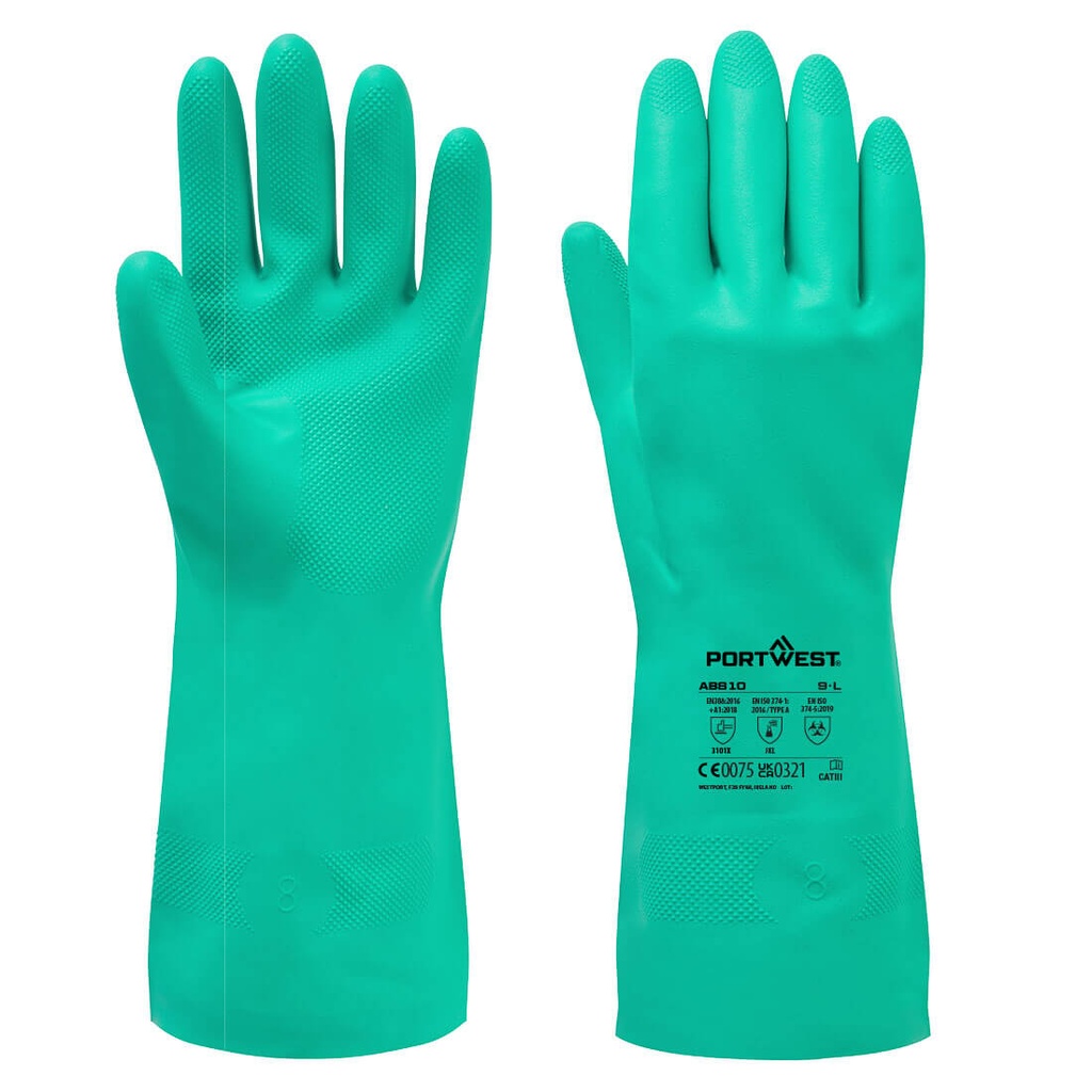 Guanti chimici Chem 320 in nitrile Essential (conf. 12 paia) – Verde