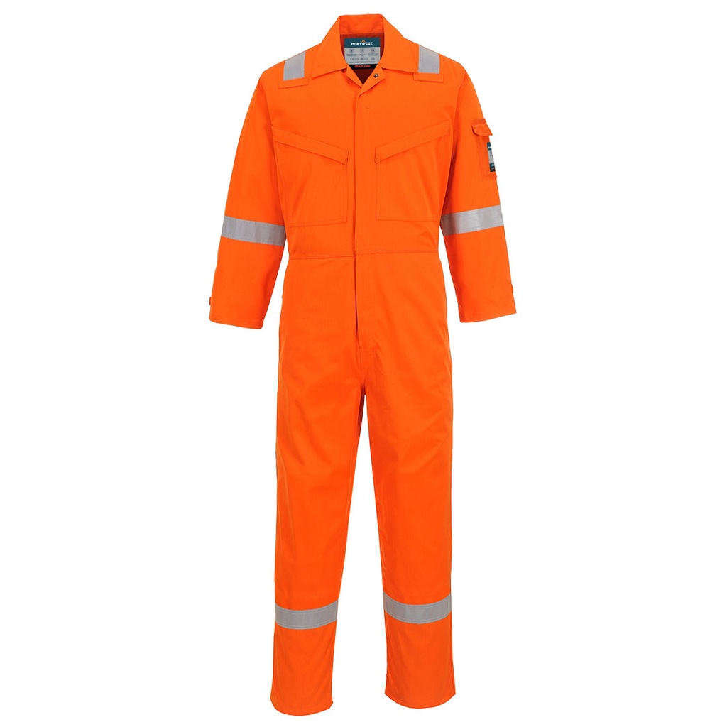 Tuta ignifuga antistatica leggera Araflame Work (arancione, rosso o royal) – Arancione