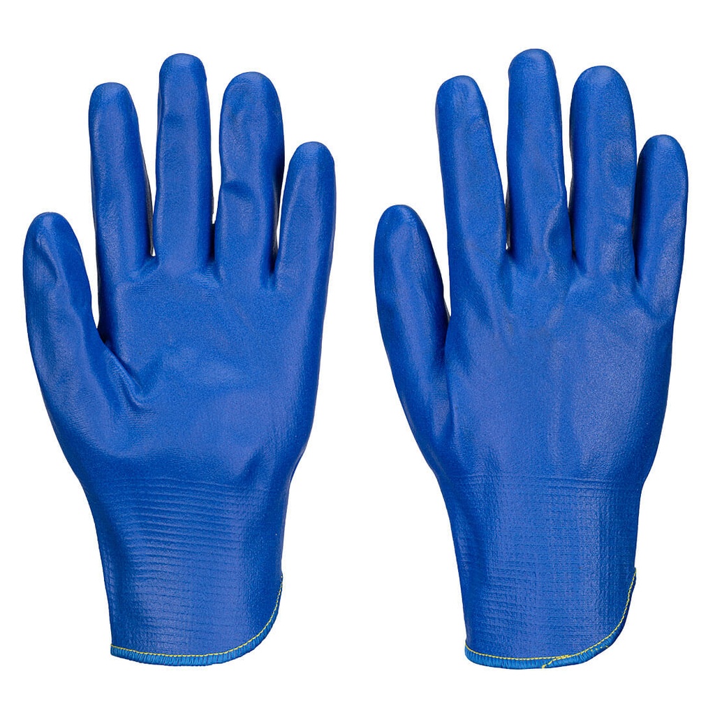 Guanti per alimenti FD Grip 15 in nitrile a manichetta – Blu