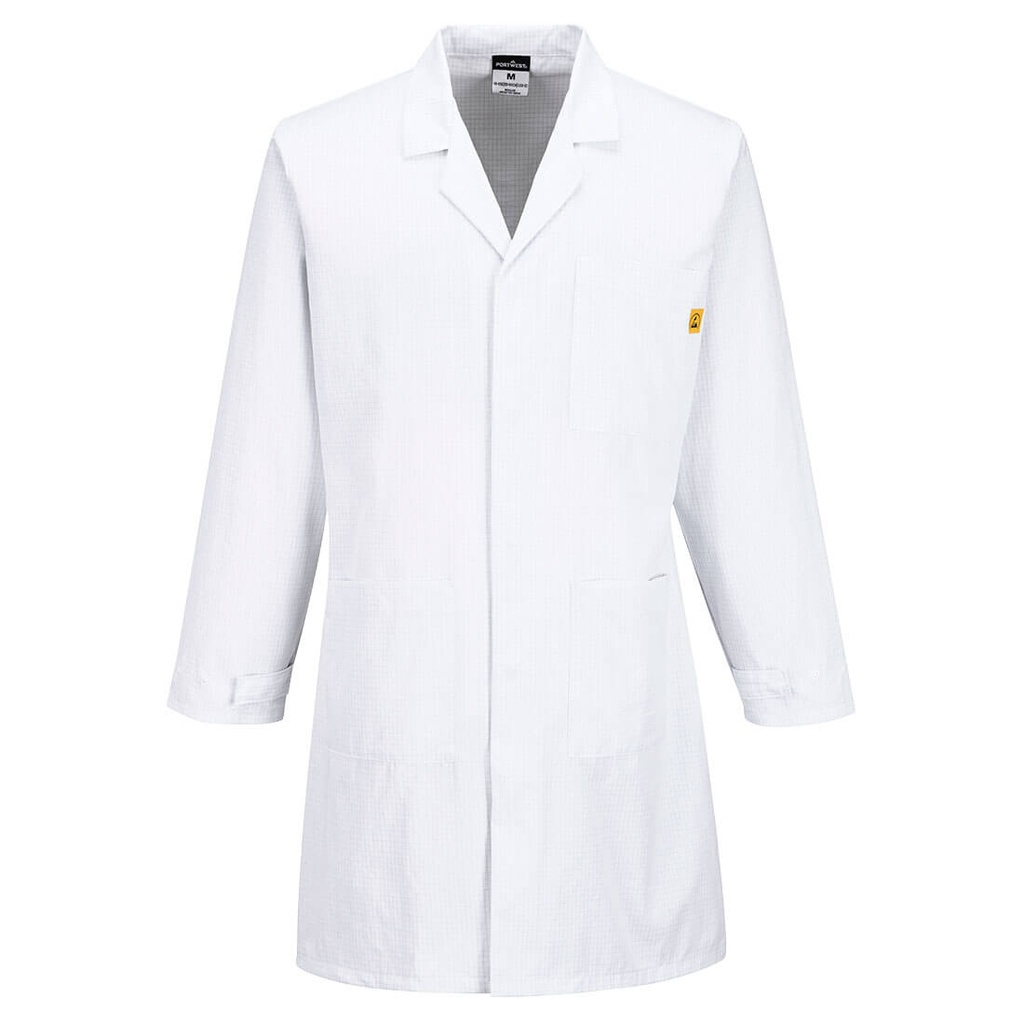 Camice antistatico ESD – Bianco