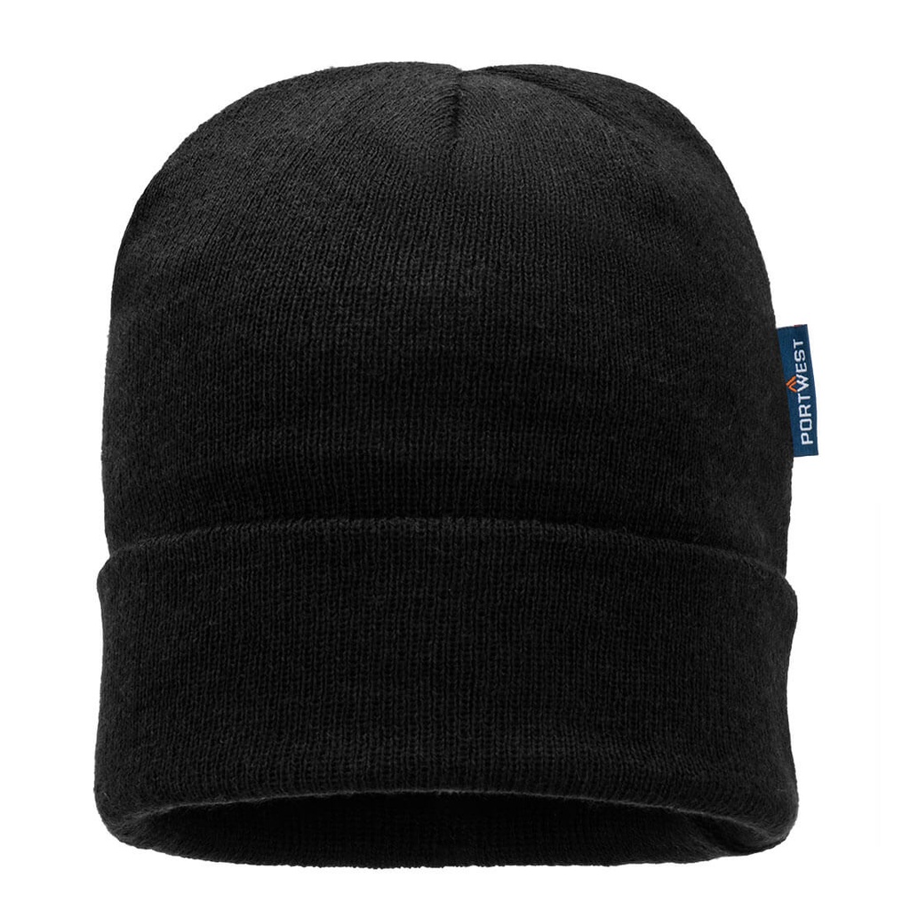 Berretto in maglia isolante – Nero