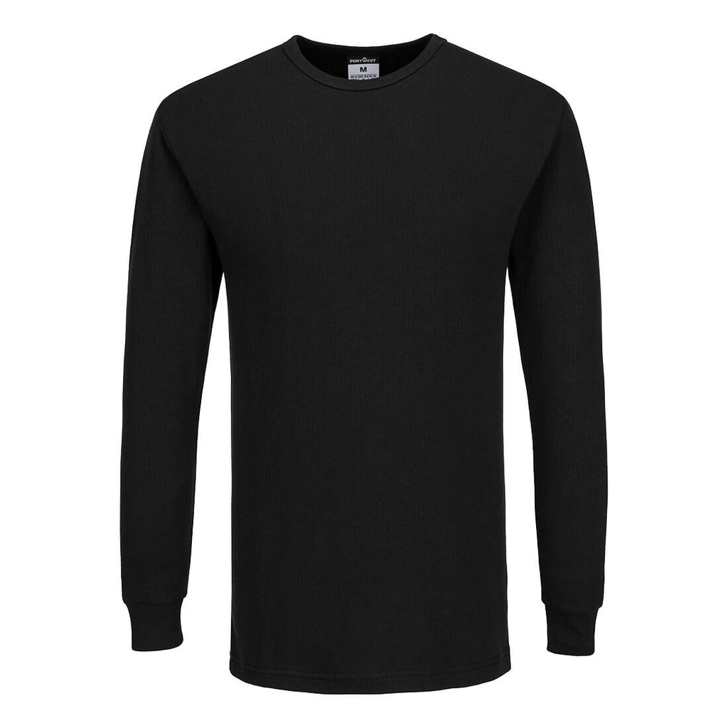 Maglia termica manica lunga EN 14058 classe 2 – Nero