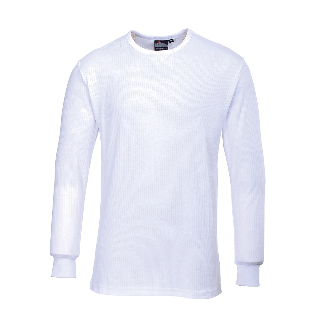 Maglia termica manica lunga EN 14058 classe 2 – Bianco