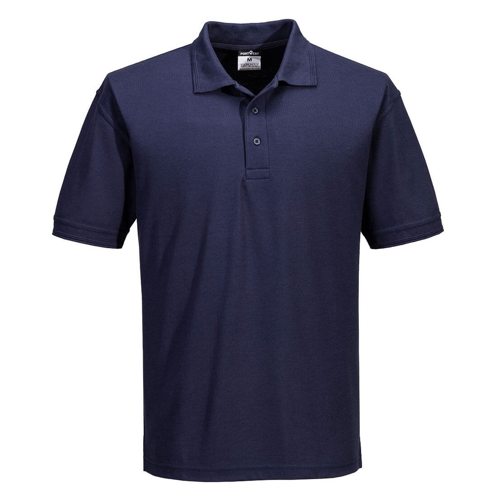 Polo in piquet manica corta Napoli – Blu navy chiaro