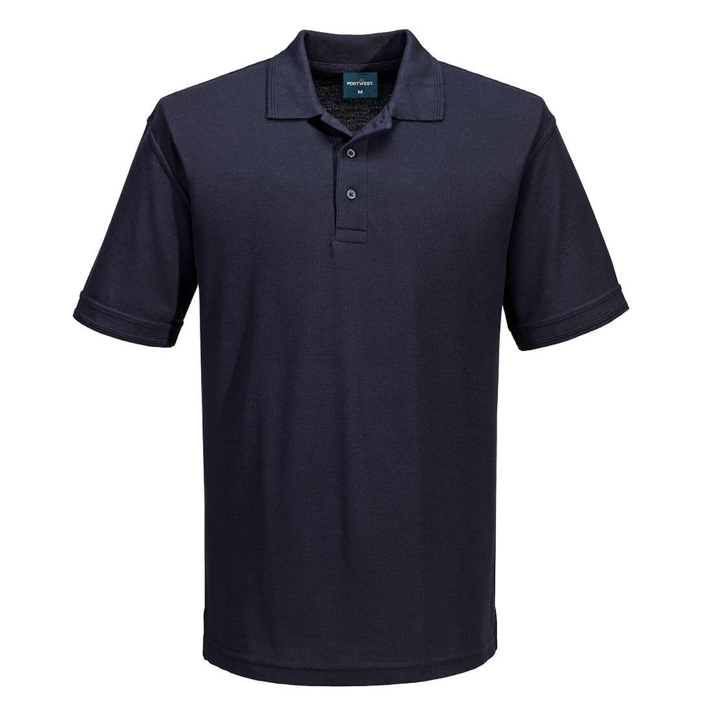Polo in piquet manica corta Napoli – Blu navy