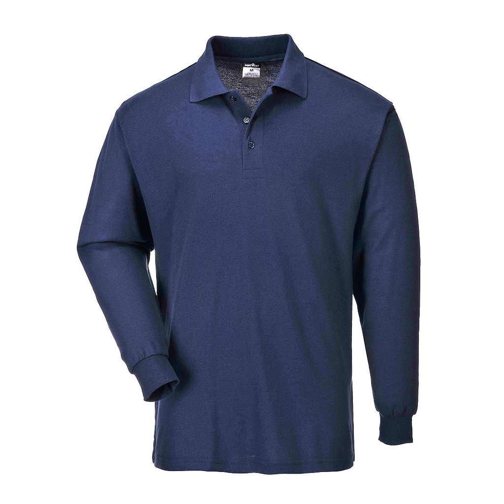 Polo manica lunga Genoa – Blu navy chiaro