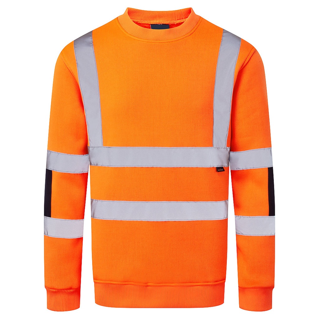 Felpa in maglia alta visibilità – Arancione