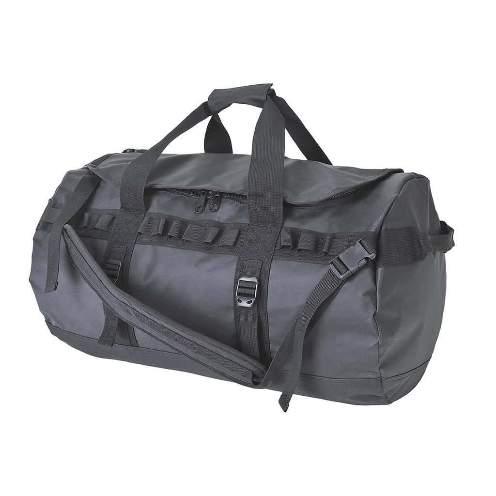 Borsone 70 l resistente all'acqua in PVC – Nero