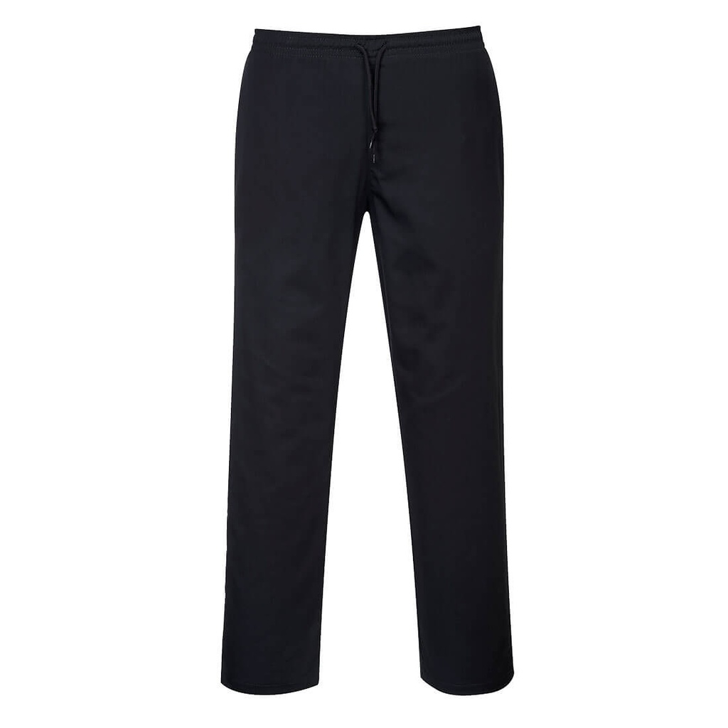 Pantaloni da cuoco con coulisse – Nero