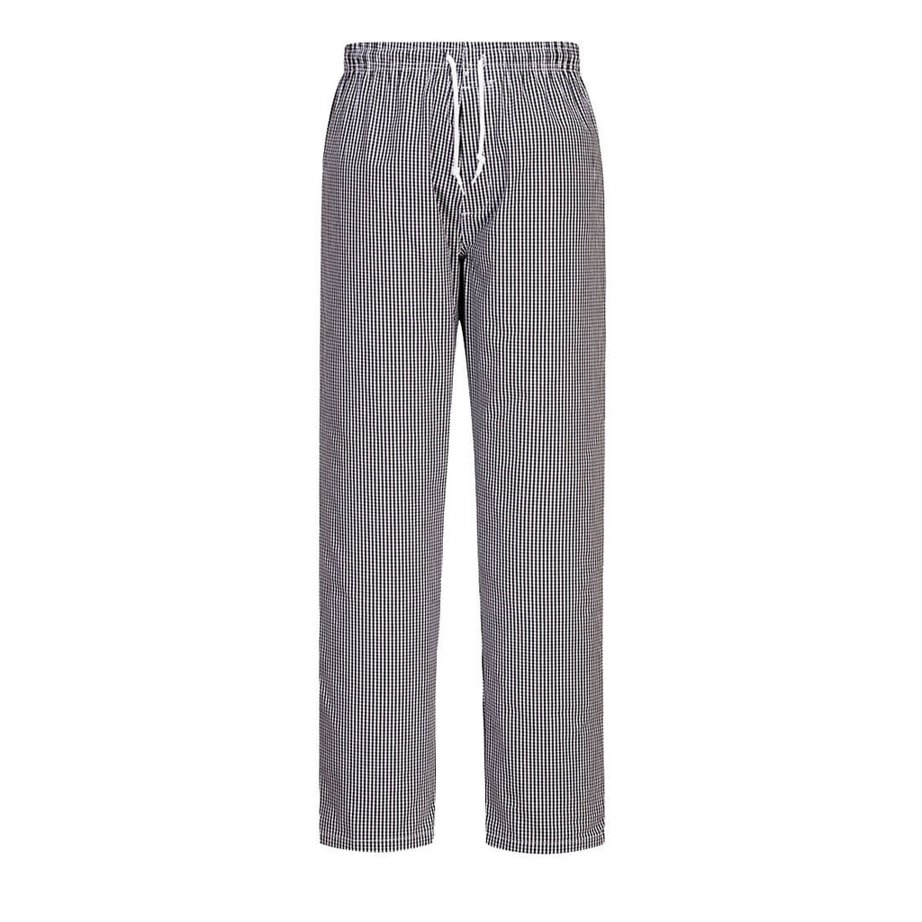 Pantaloni da cuoco Bromley – Quadri neri