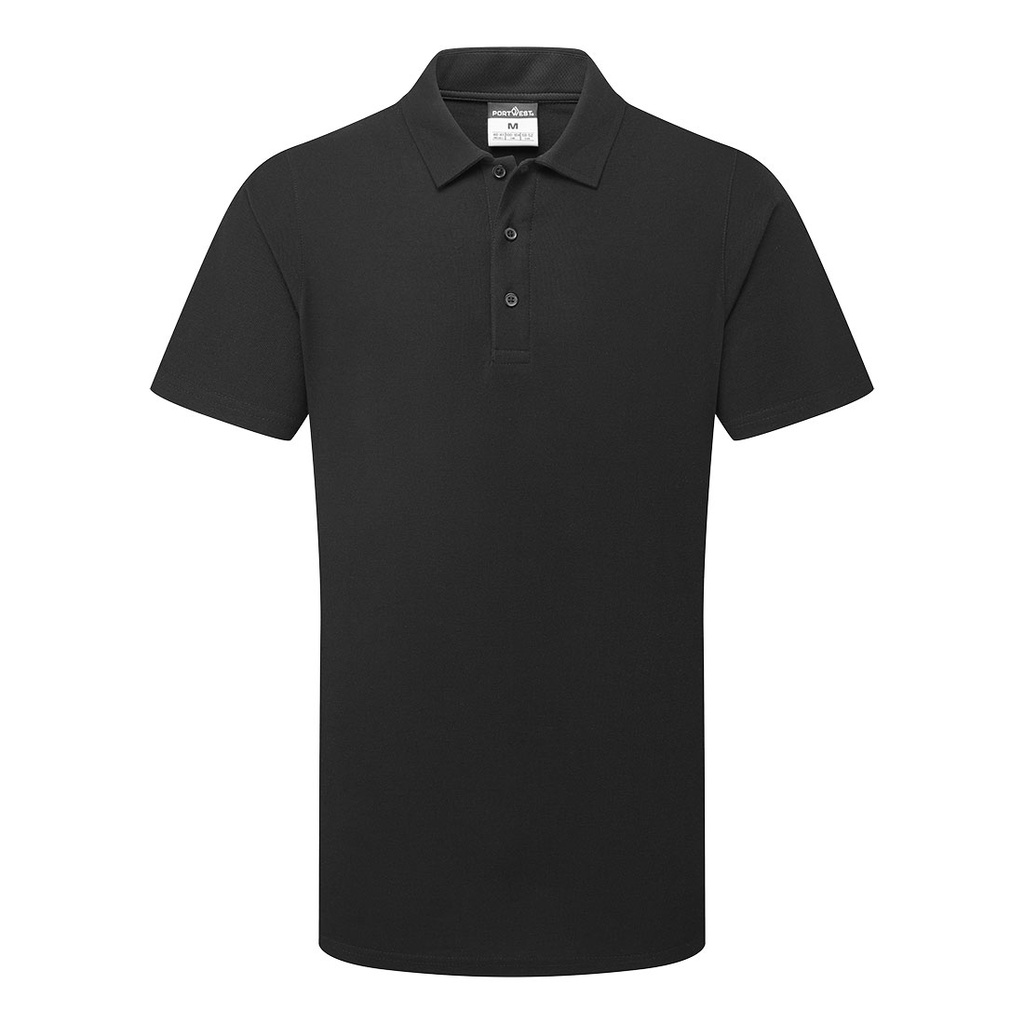 Polo da cuoco manica corta MeshAir Pro – Nero