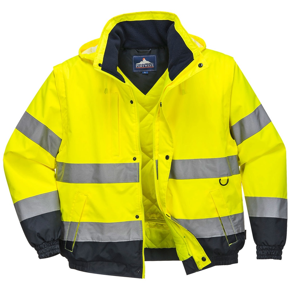 Bomber 2 in 1 Hi-Vis – Giallo