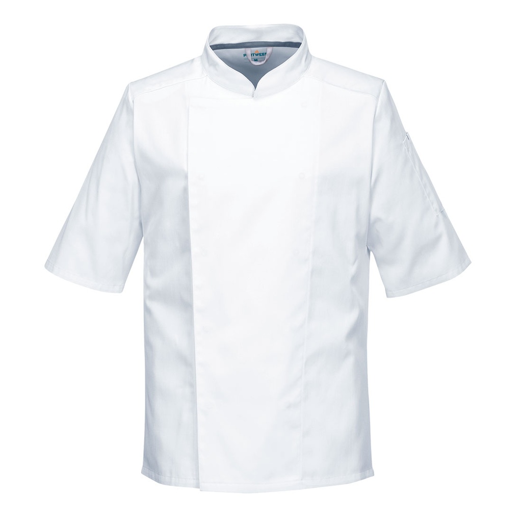 Giacca da cuoco manica corta MeshAir Pro – Bianco