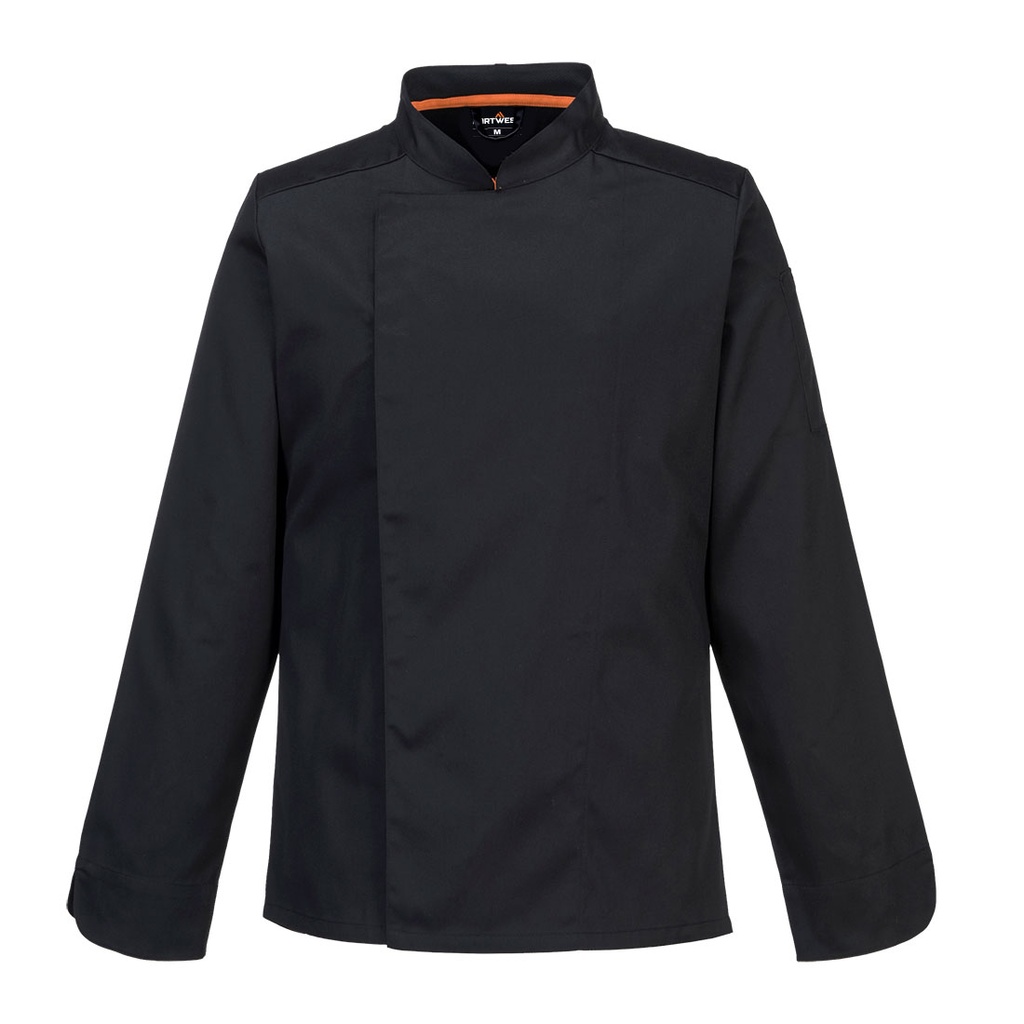 Giacca da cuoco manica lunga MeshAir Pro – Nero