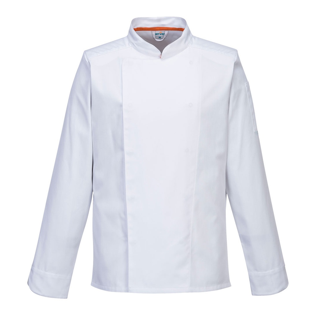 Giacca da cuoco manica lunga MeshAir Pro – Bianco