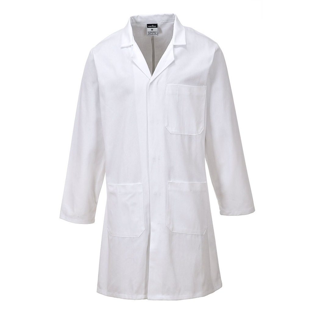 Camice da lavoro standard in cotone – Bianco