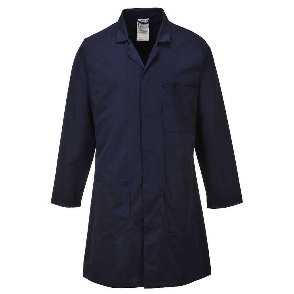 Camice da lavoro standard prelavato – Blu navy
