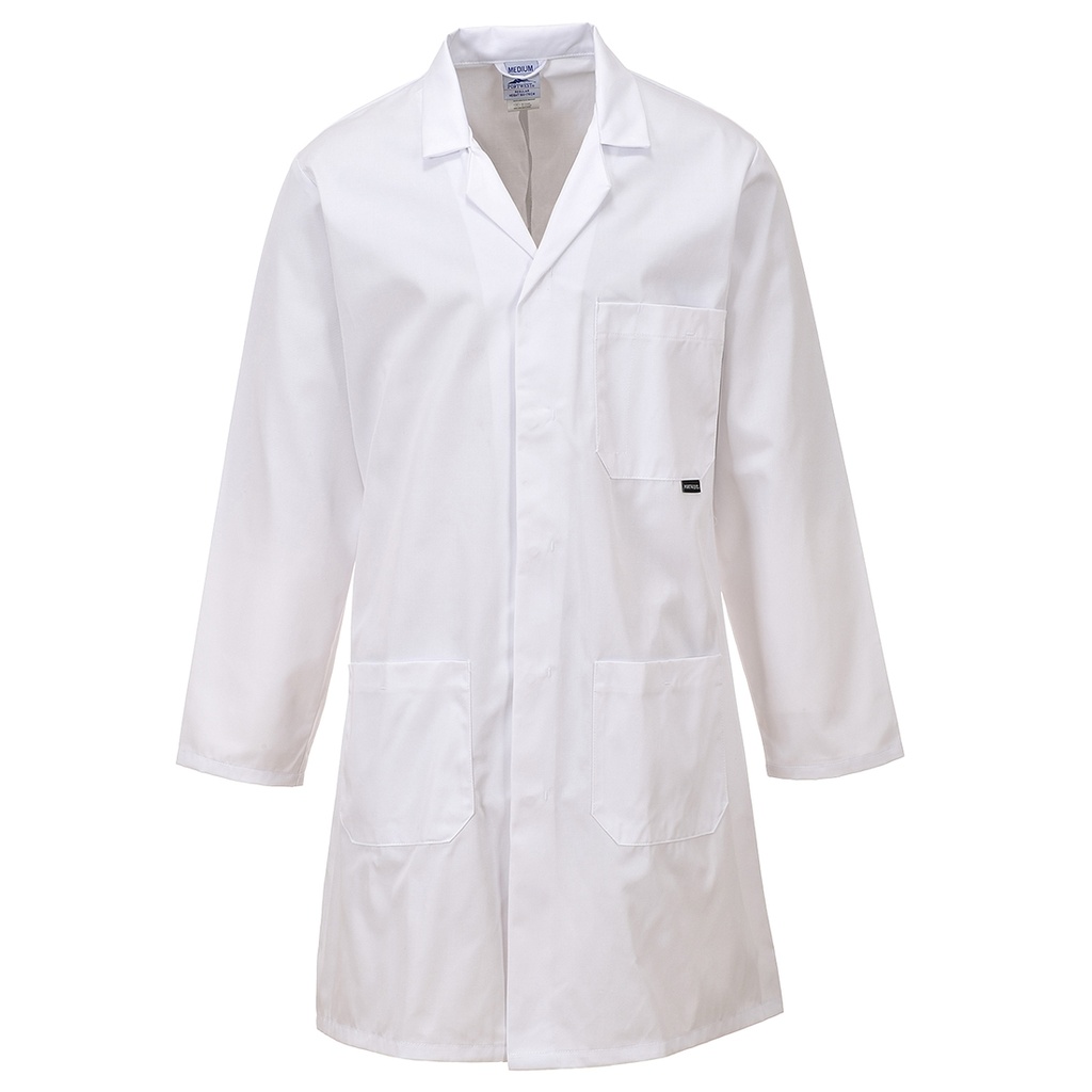 Camice da lavoro standard prelavato – Bianco