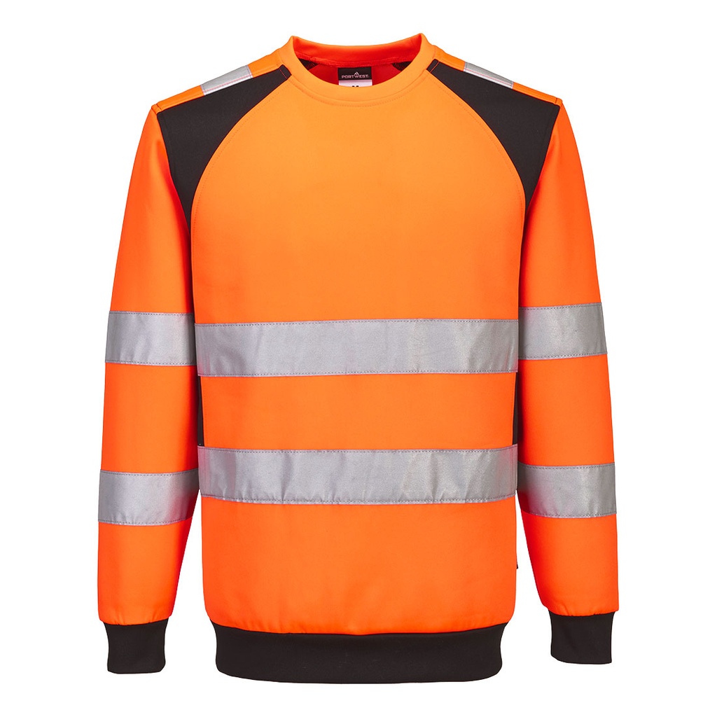 Felpa WX2 Eco Hi-Vis – Arancione/nero