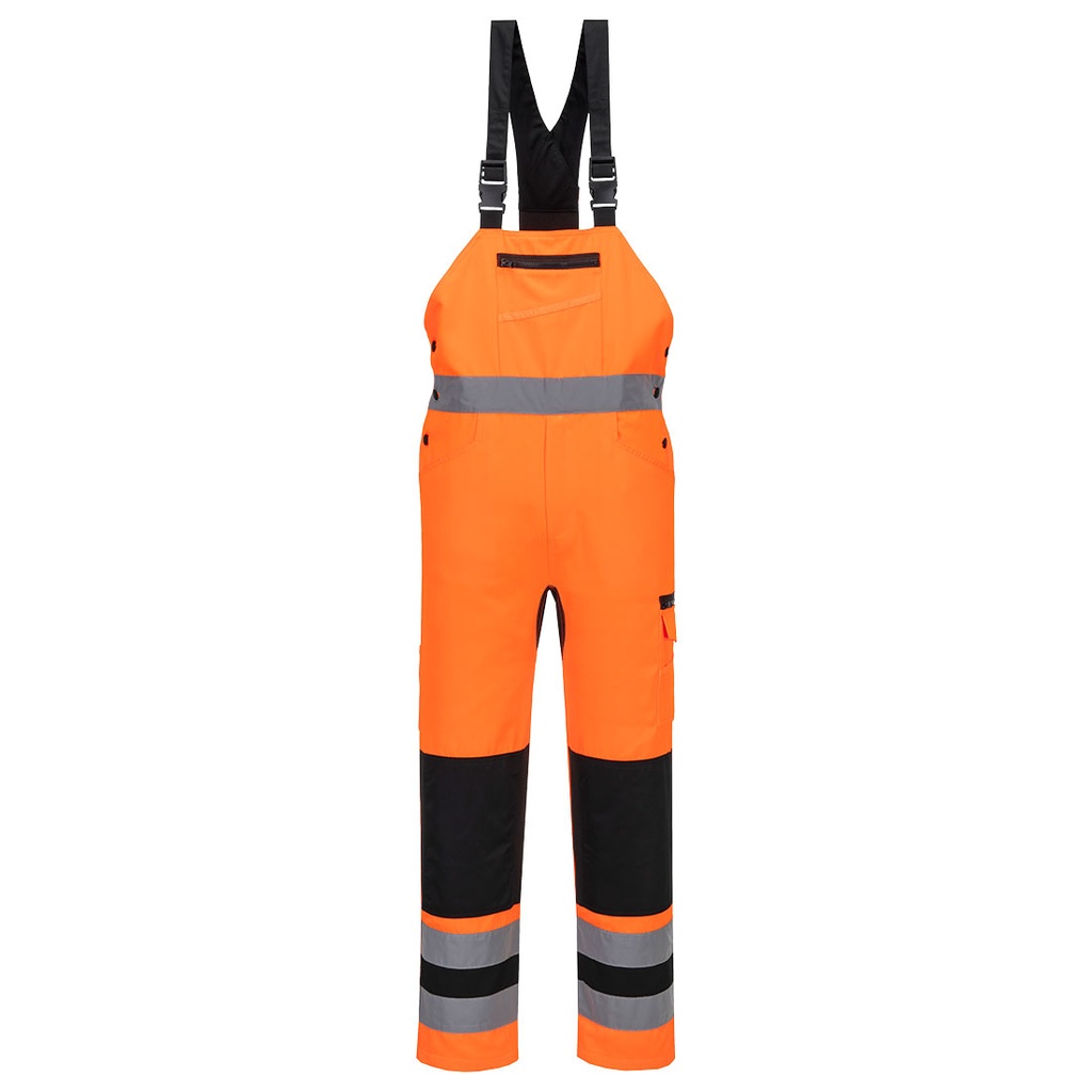 Salopette alta visibilità WX2 Eco classe 2 – Arancione/nero