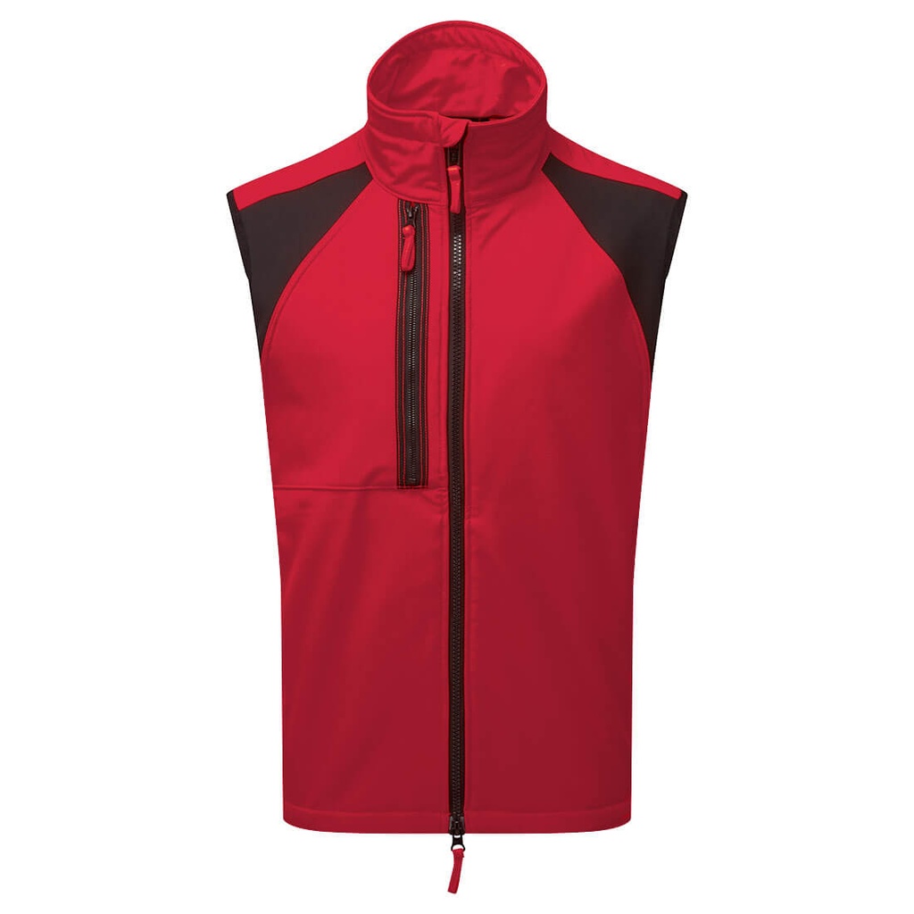 Gilet softshell WX2 Eco (2 strati) – Rosso scuro