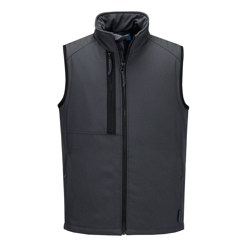 Gilet softshell imbottito WX2 Eco (2 strati) – Grigio metallo