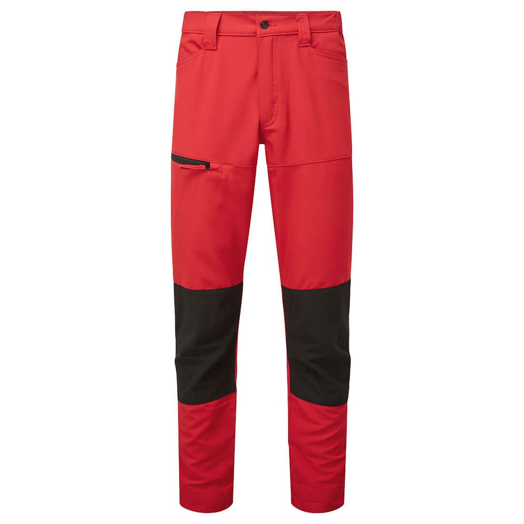 Pantaloni da lavoro elasticizzati WX2 Eco Service – Rosso scuro