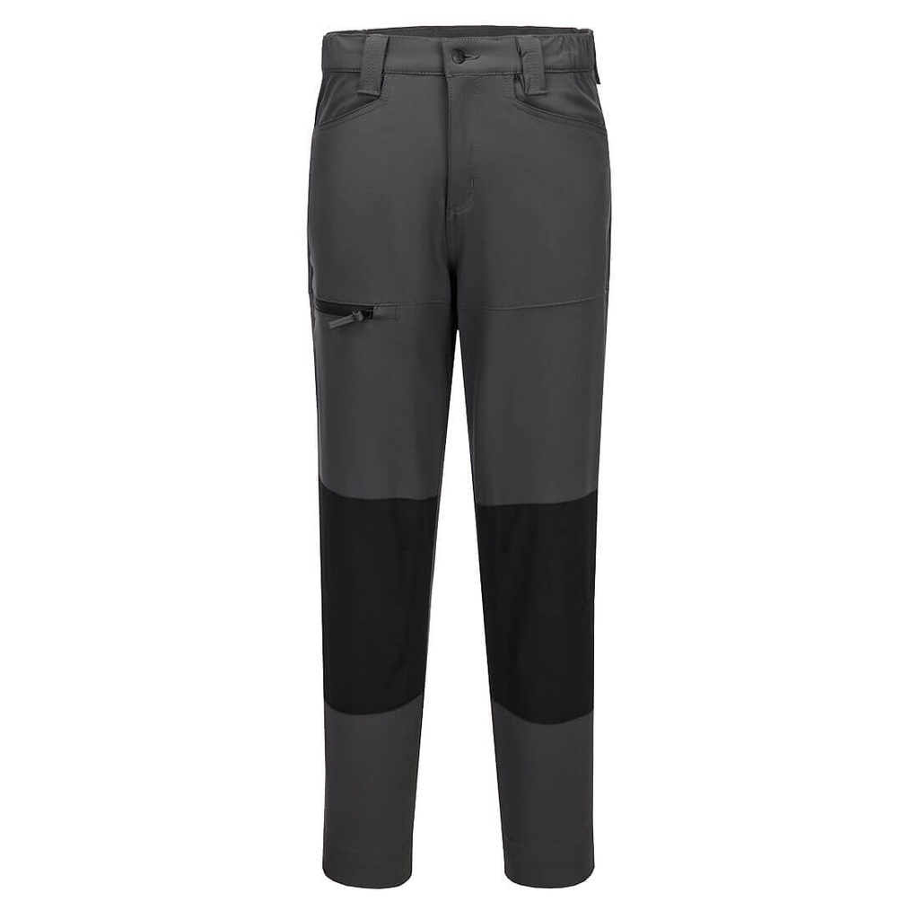Pantaloni da lavoro elasticizzati da donna WX2 Eco Service – Grigio metallo