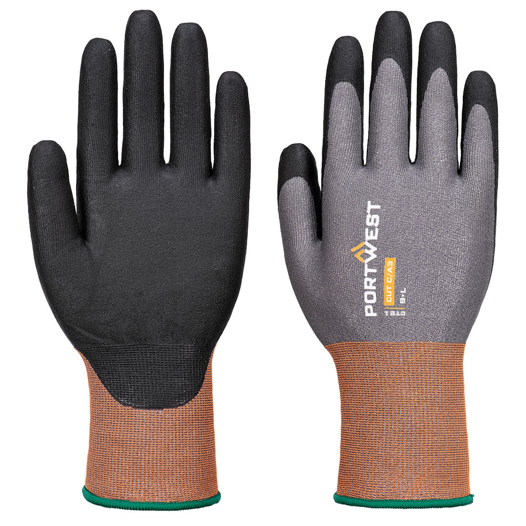 Guanto in nitrile CT Cut C21 – Grigio/nero