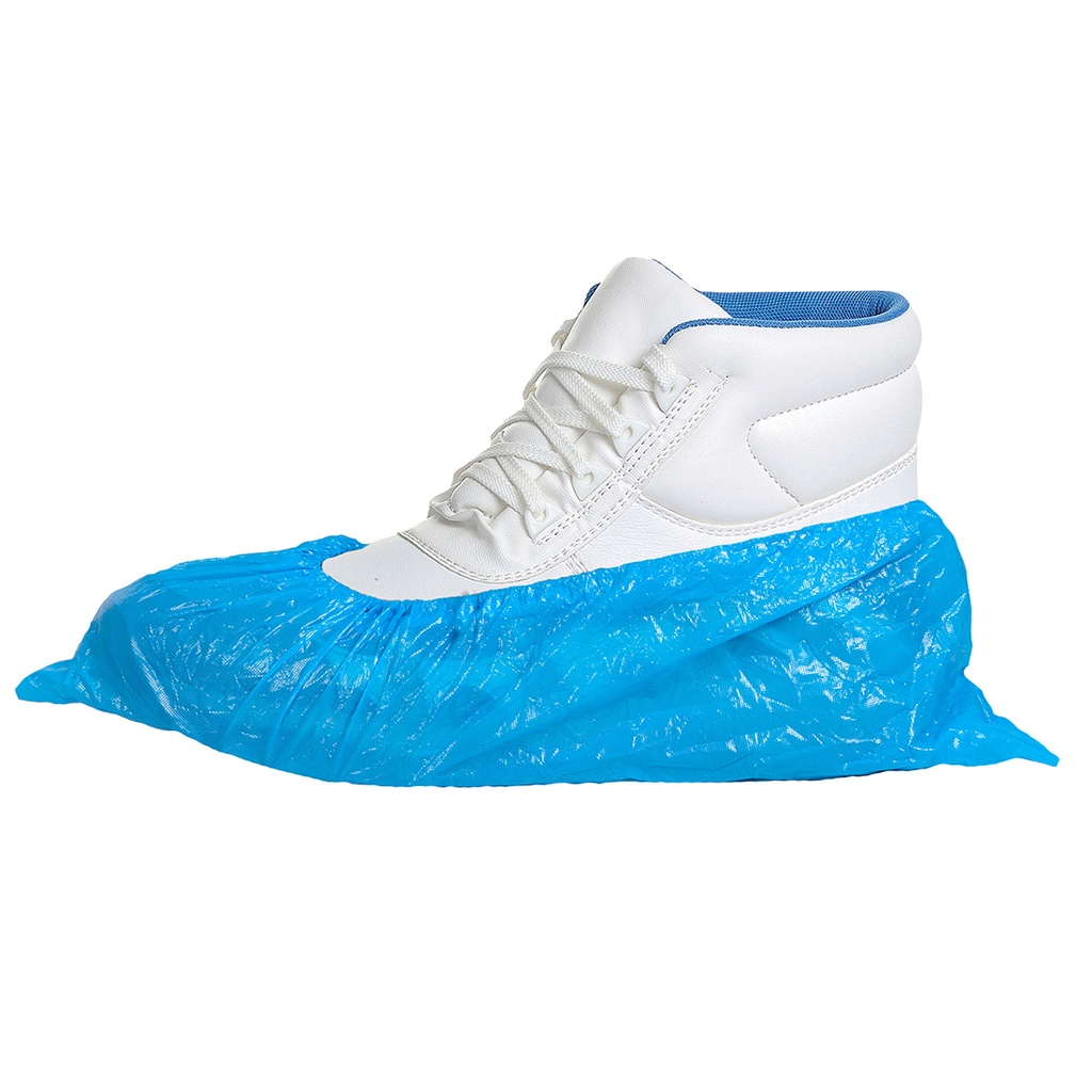 Copriscarpe monouso in PE (conf. 6000 pz) – Blu