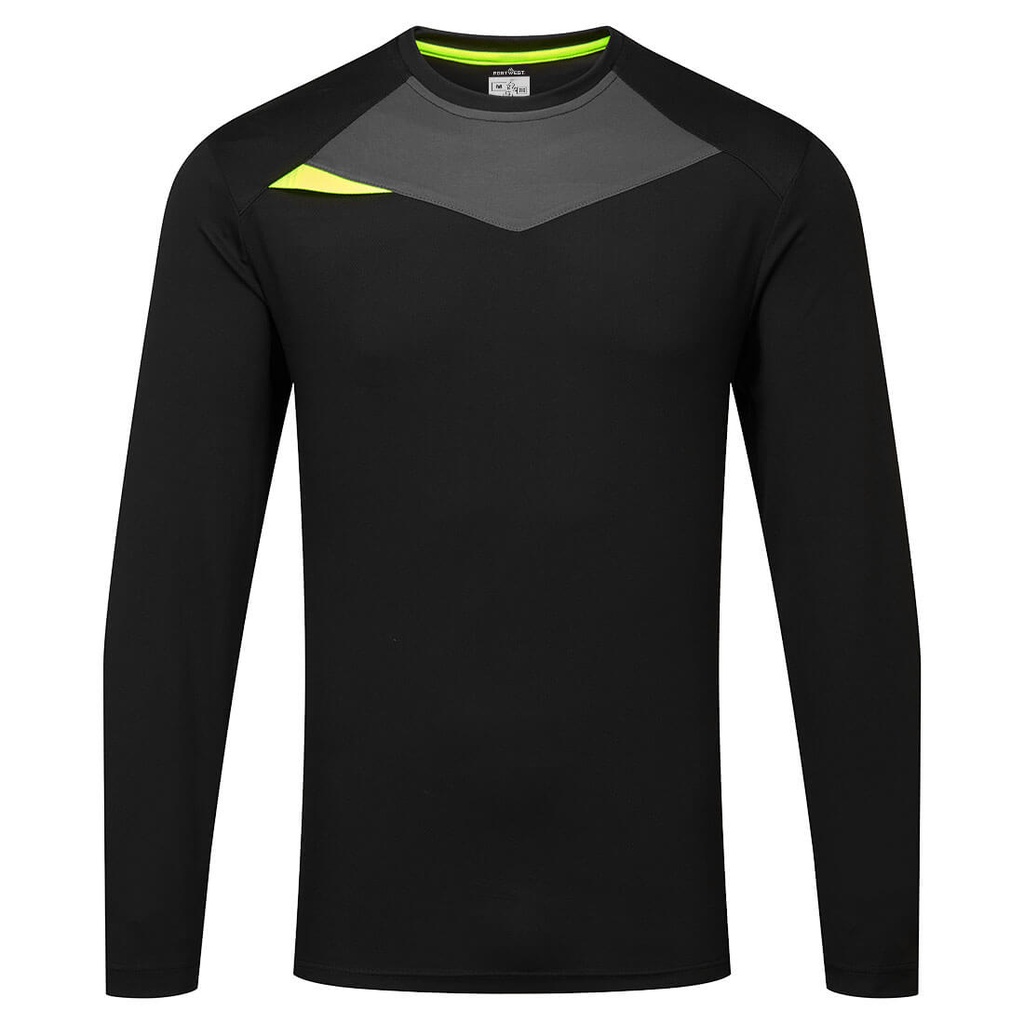 T-shirt manica lunga DX4 – Nero