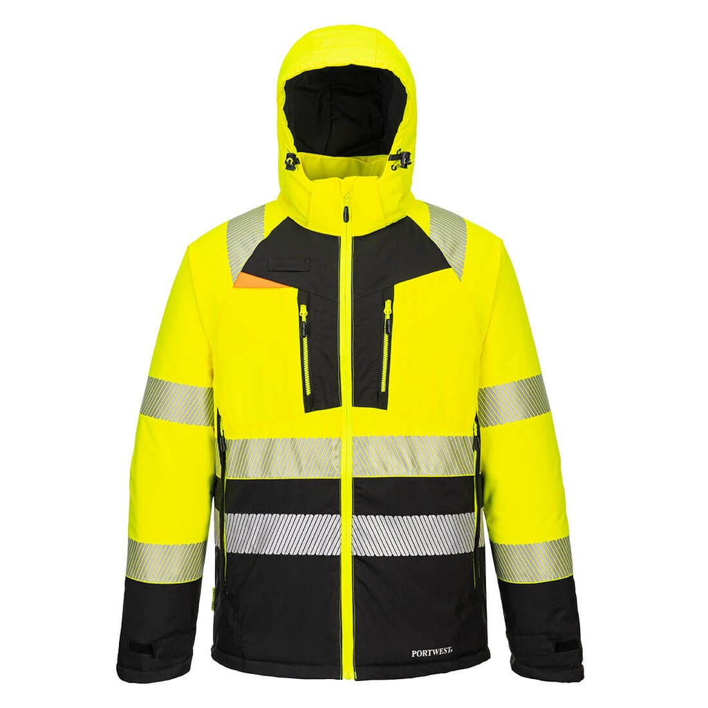 Giacca invernale alta visibilità DX4 classe 2 – Giallo/nero