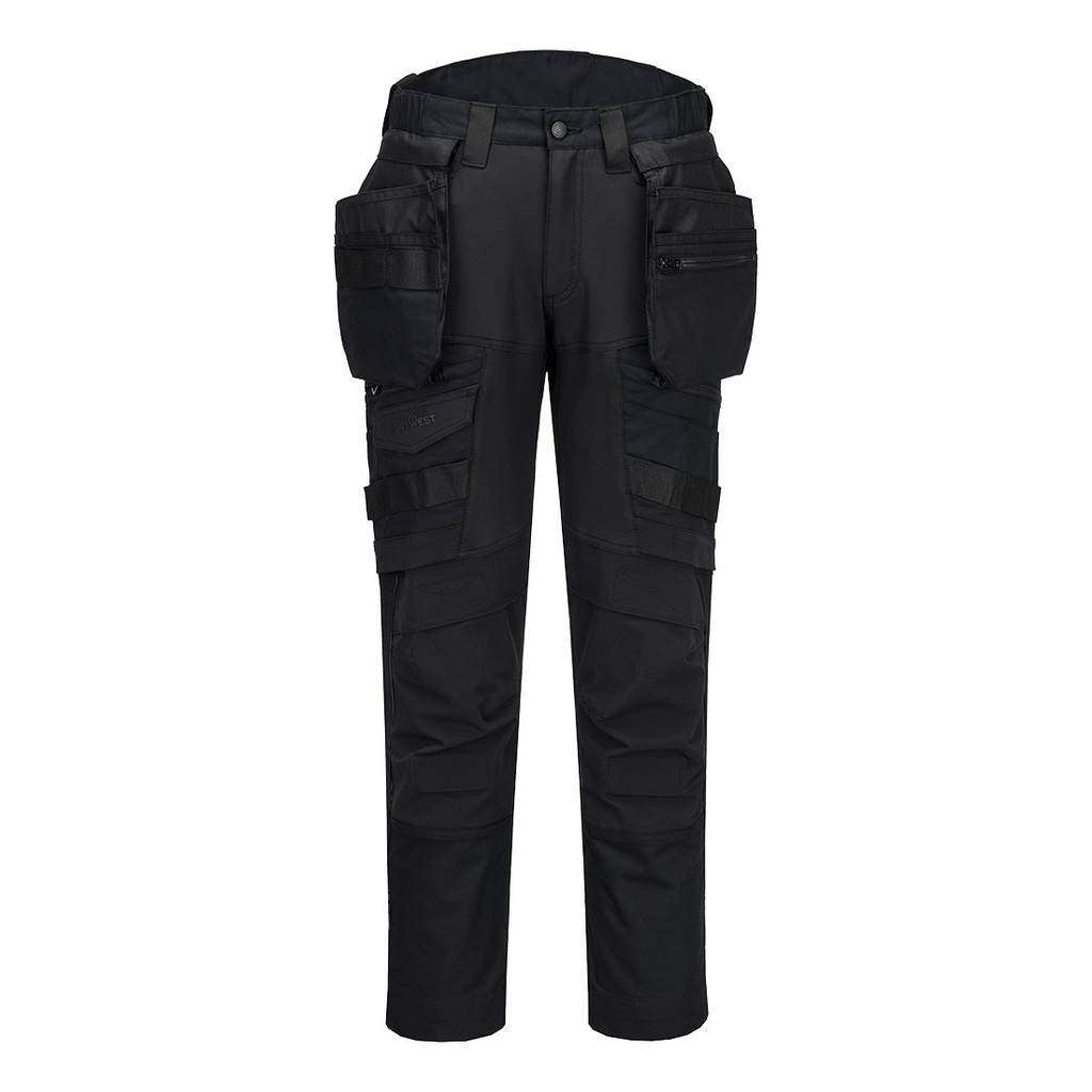 Pantaloni DX4 con tasche holster staccabili – Tutto nero