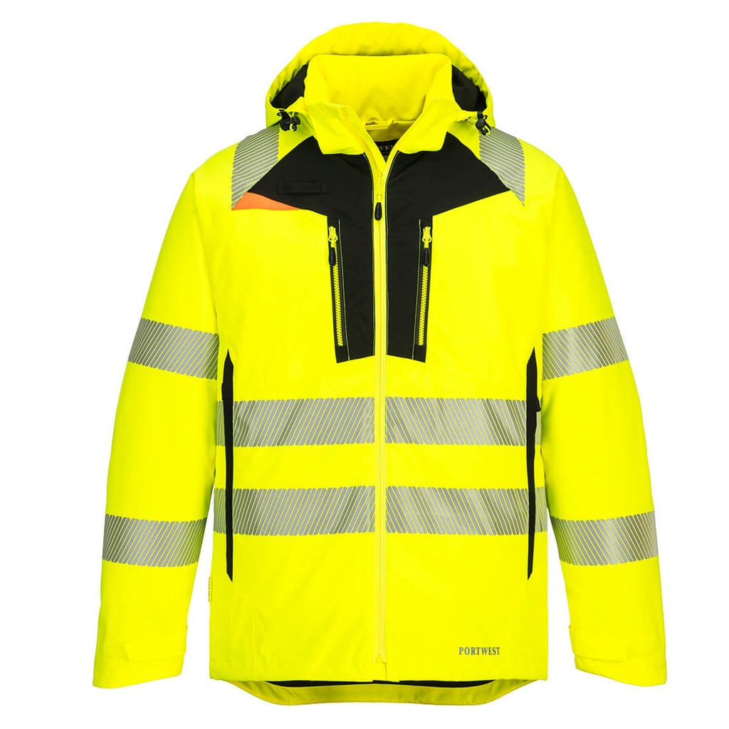 Giacca invernale alta visibilità DX4 classe 3 – Giallo/nero
