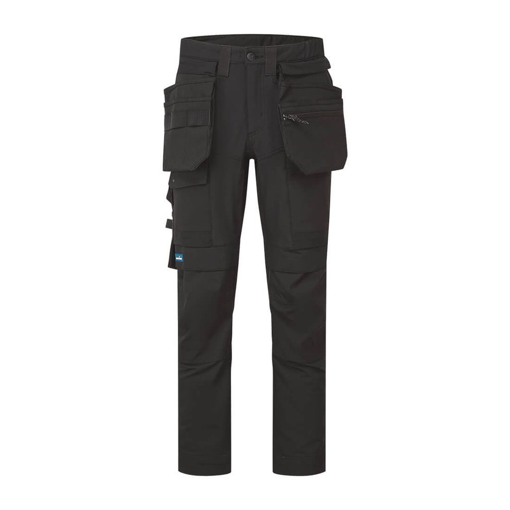 Pantaloni elasticizzati DX4 Evolution con tasche holster staccabili – Nero