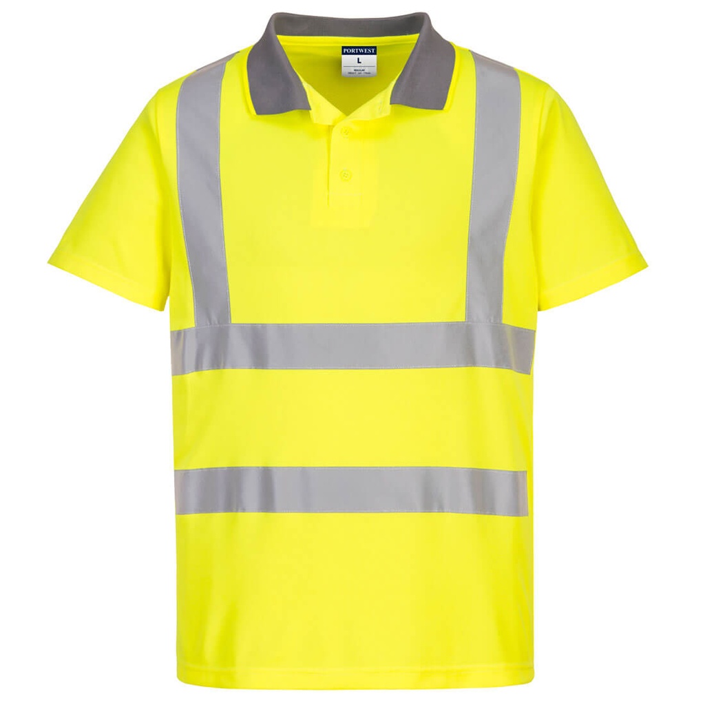 Polo Eco Hi-Vis S/S (confezione da 6) – Giallo