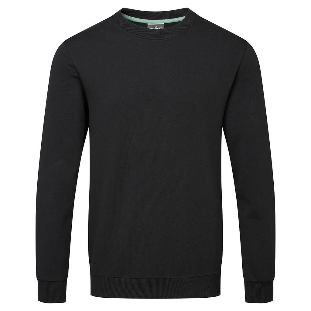 Felpa in cotone riciclabile – Nero