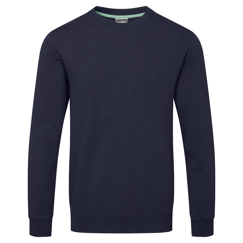 Felpa in cotone riciclabile – Blu navy chiaro