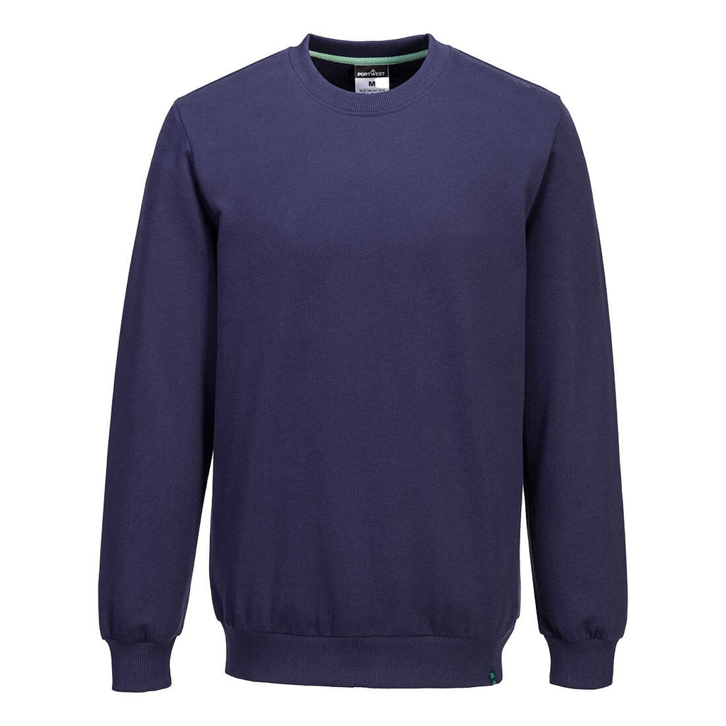 Felpa in cotone riciclabile – Blu navy