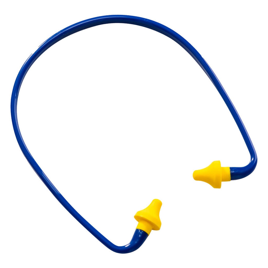 Tappi auricolari conici con archetto – Giallo